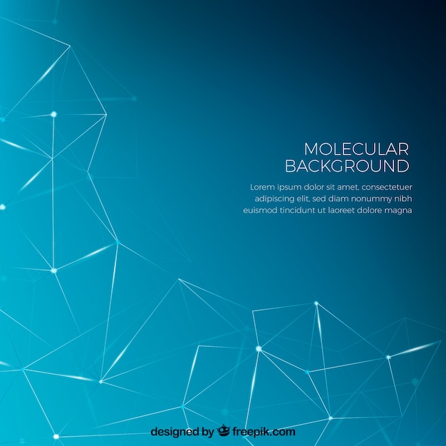 Free Vector geometric blue background