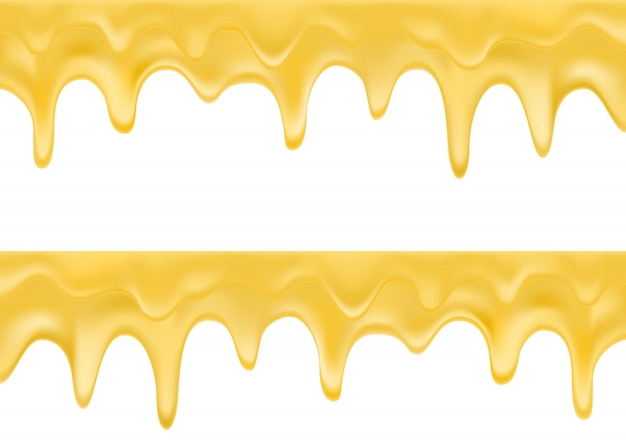Free Vector gold paint dripping illustration