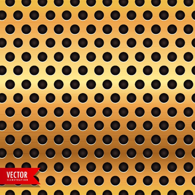 Free Vector golden dotted texture