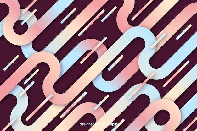 Free Vector gradient background with dynamic shapes