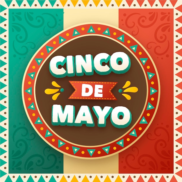 Free Vector gradient cinco de mayo illustration