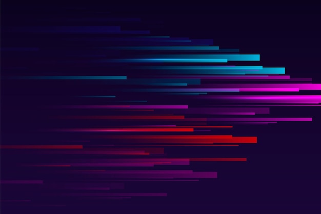 Free Vector gradient colorful speed motion background