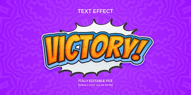 Free Vector gradient comic text effect