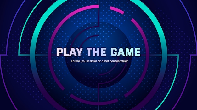 Free Vector gradient gaming youtube channel art