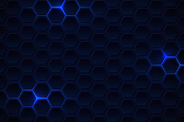 Free Vector gradient hexagonal background