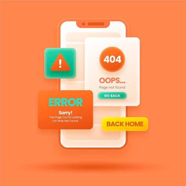 Free Vector gradient pop up ui ux design