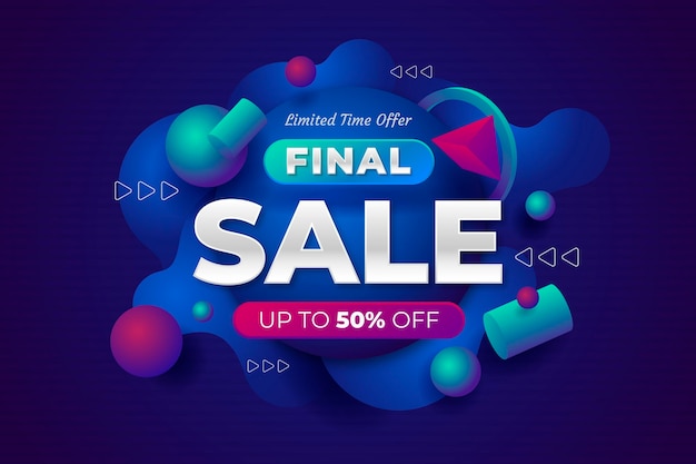 Free Vector gradient sale background