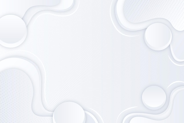 Free Vector gradient white monochrome background