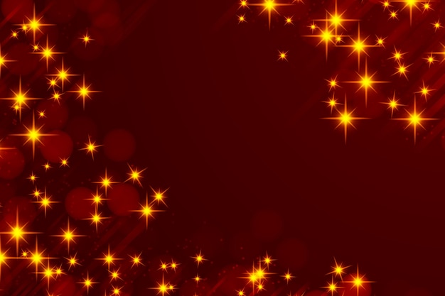 Free Vector gradient yellow star background