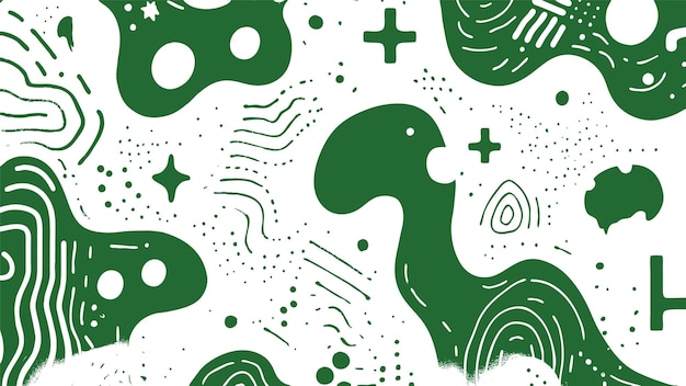 Free Vector green creative pattern design