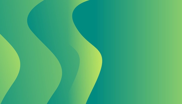 Free Vector green gradeint background fluid abstract design