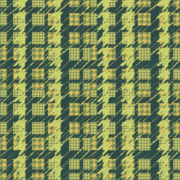 Free Vector green pattern with houndstooth