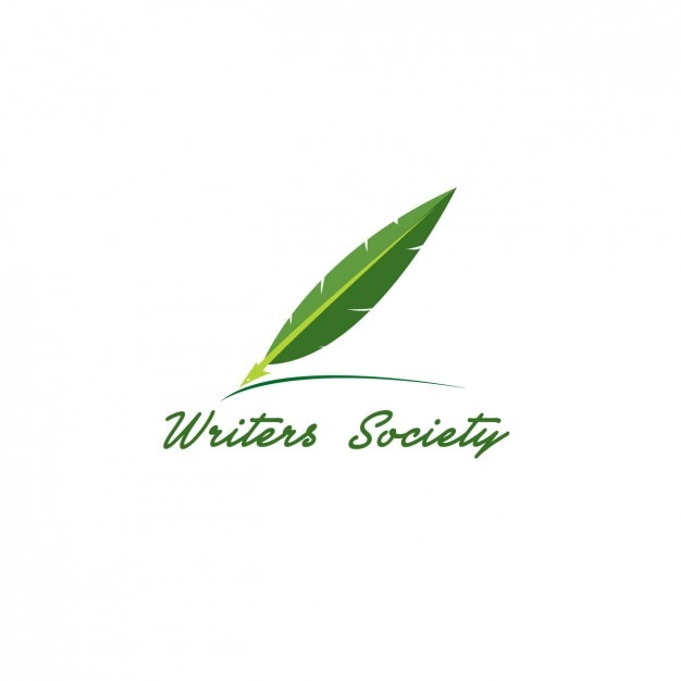 Free Vector green writers logo