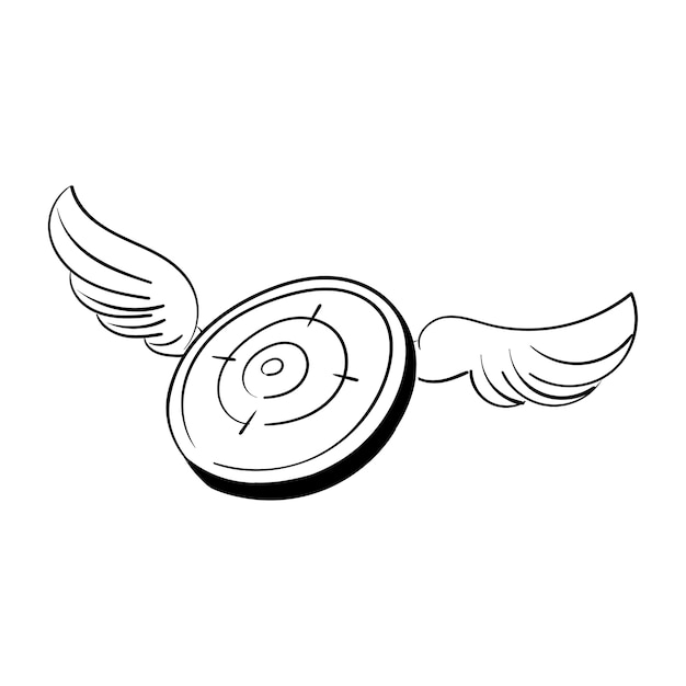 Free Vector hand drawing illustration of goals target concept