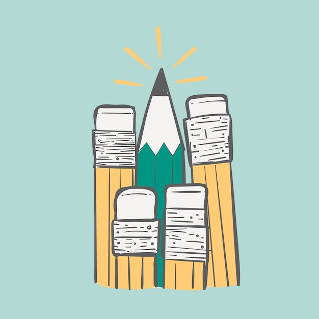 Free Vector hand drawing illustration of individuality concept