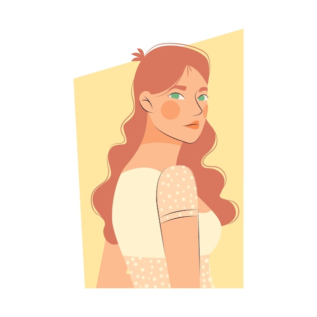 Free Vector hand drawn ethnic beauty illustration