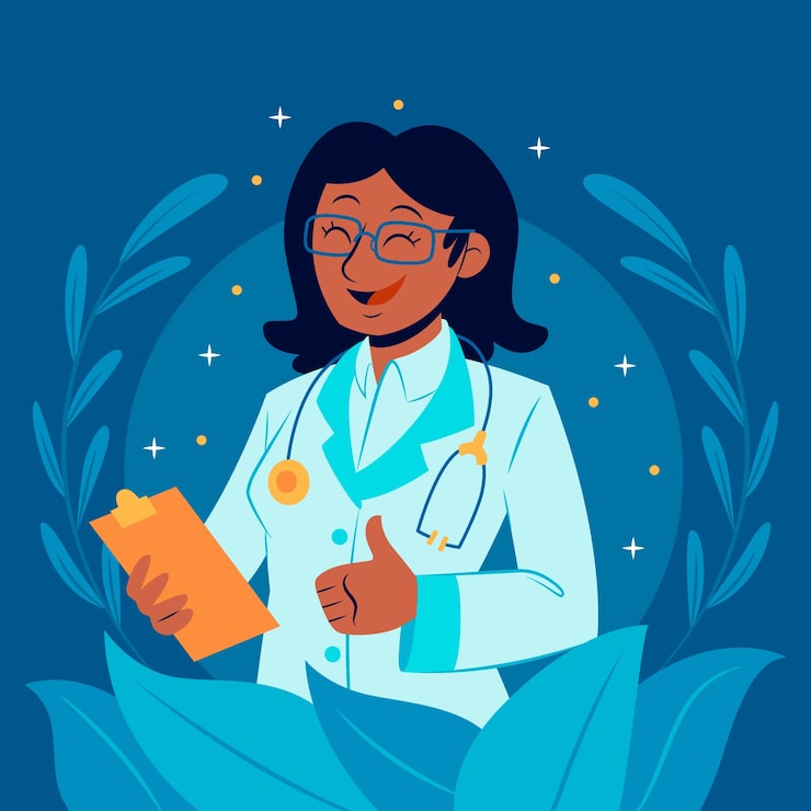 Free Vector hand drawn flat iranian women illustration