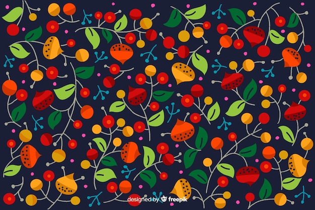 Free Vector hand drawn floral background