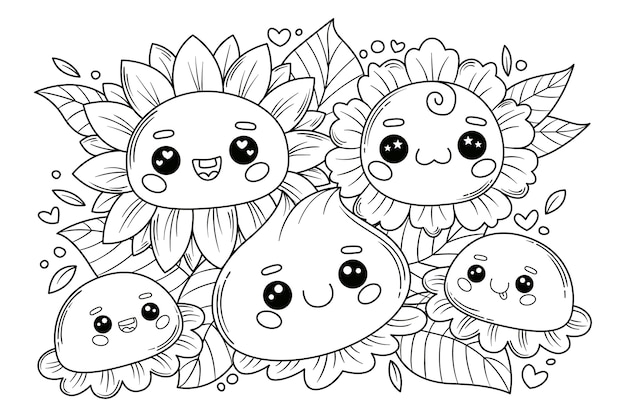 Free Vector hand drawn floral illustration