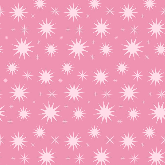 Free Vector hand drawn star pattern design