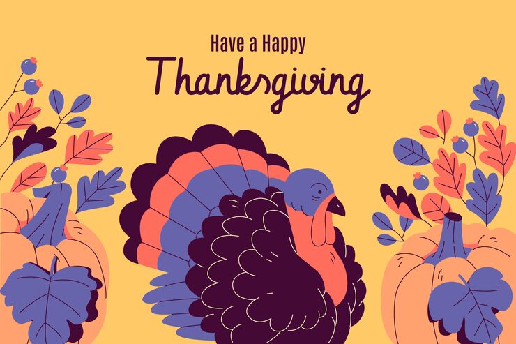 Free Vector hand drawn thanksgiving background