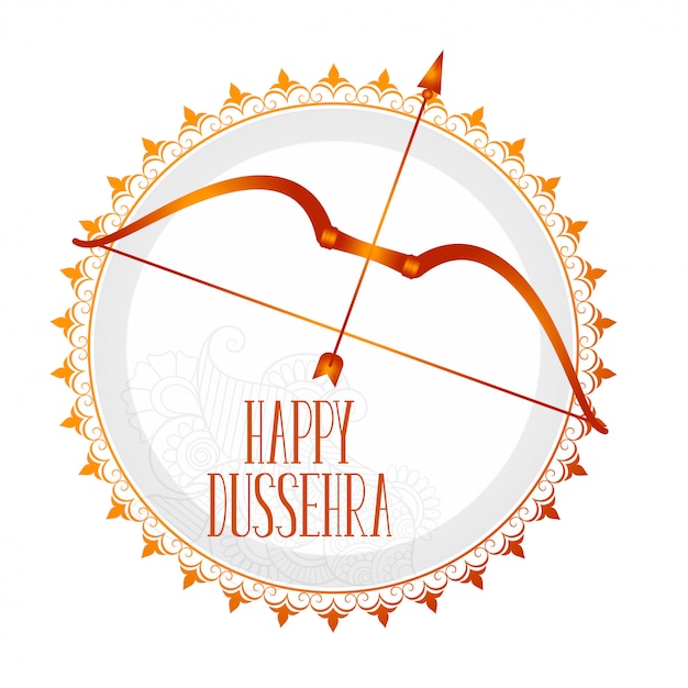 Free Vector happy dussehra background