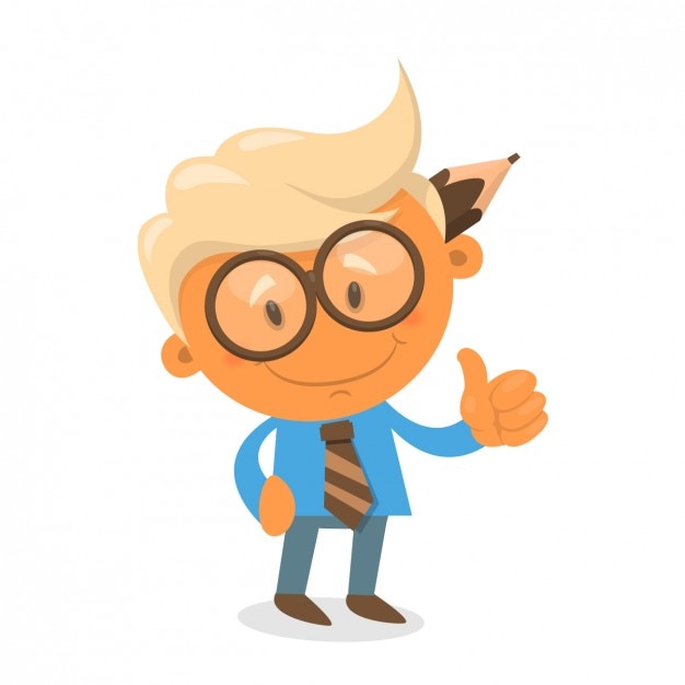 Free Vector happy worker cartoon