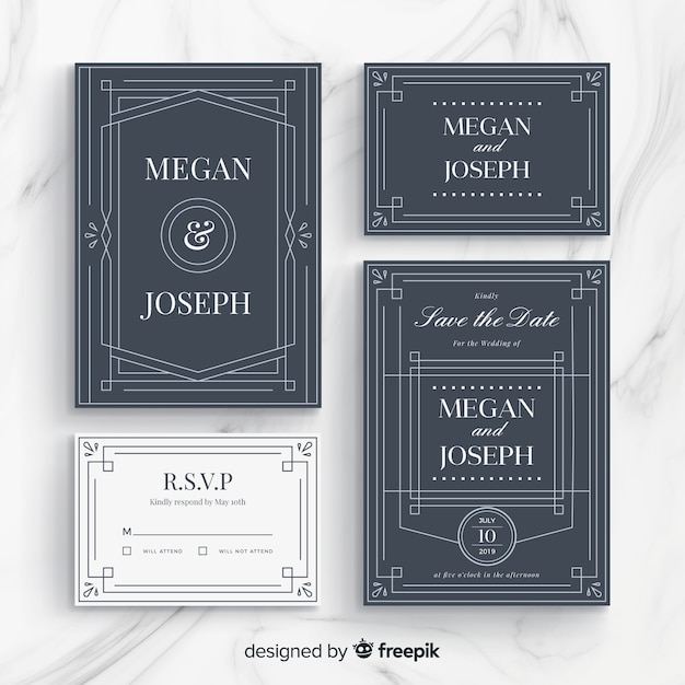 Free Vector infographic option template