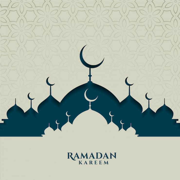 Free Vector islamic festival card for ramadan kareem season