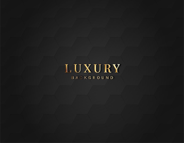 Free Vector luxury hexagonal dark background with gradient color