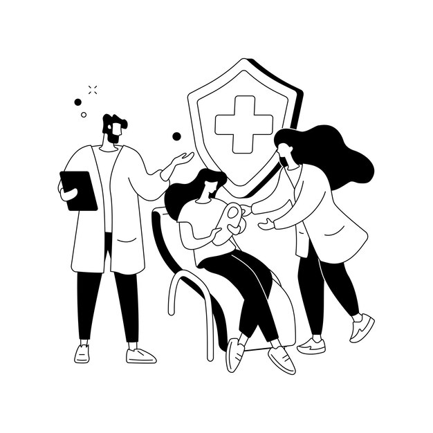 Free Vector maternity services abstract concept vector illustration maternity care service perinatal healthcare pregnancy and birth qualified support childbirth and postpartum period abstract metaphor