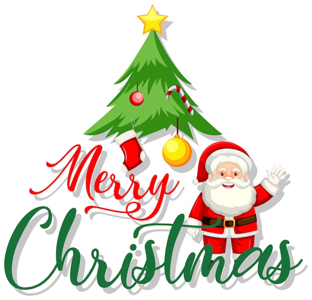 Free Vector a merry christmas symbol