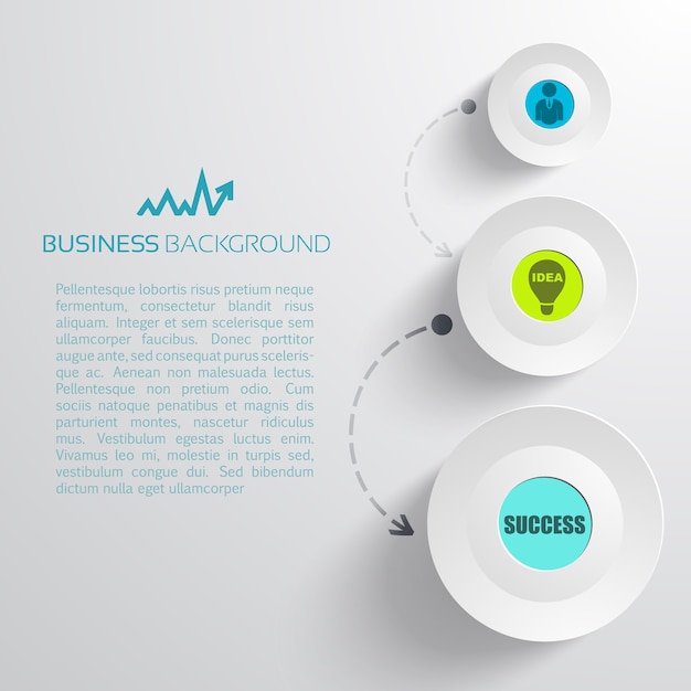 Free Vector minimalistic business concept