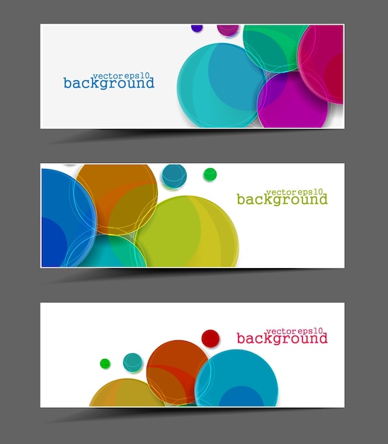 Free Vector modern abstract business banner template