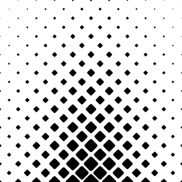 Free Vector monochromatic abstract square pattern background - geometric vector graphic design from diagonal rounded squares