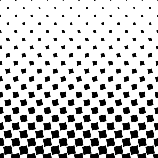 Free Vector monochrome abstract square pattern background - black and white geometrical graphic design from angular squares