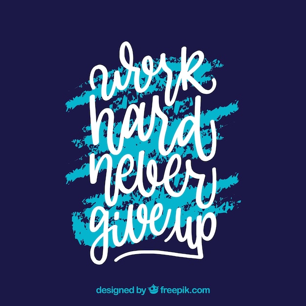 Free Vector motivation quote background