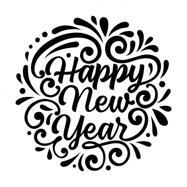 Free Vector new year background design