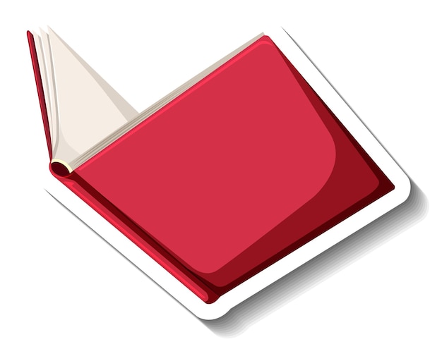 Free Vector opened book isolated on white background