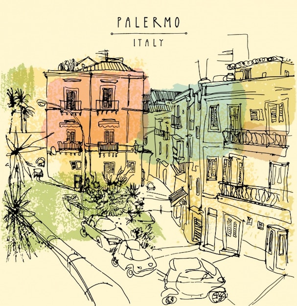 Free Vector palermo background design