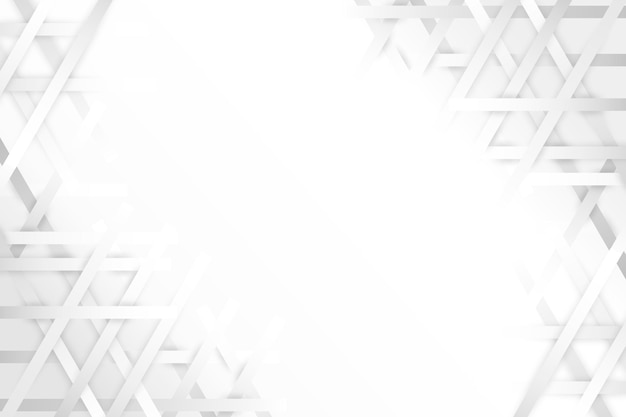 Free Vector paper style white monochrome background