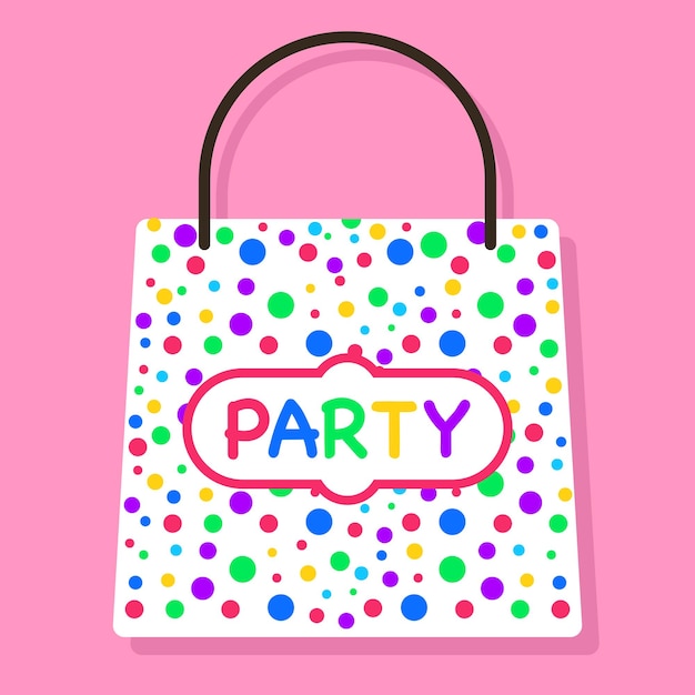 Free Vector party bag