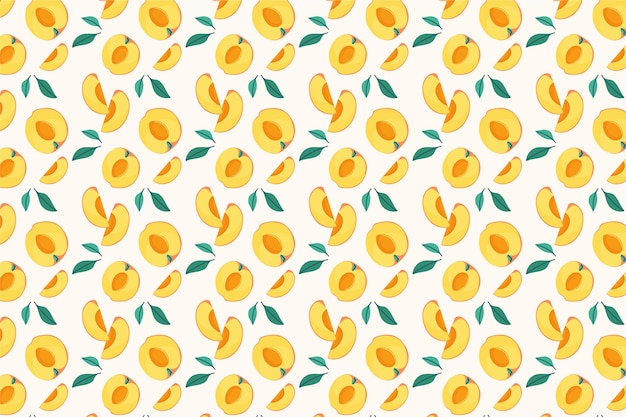 Free Vector peach pattern design