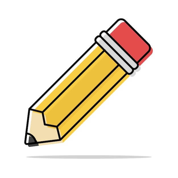 Free Vector pencil offset colours