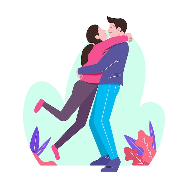 Free Vector people meeting after self-isolation