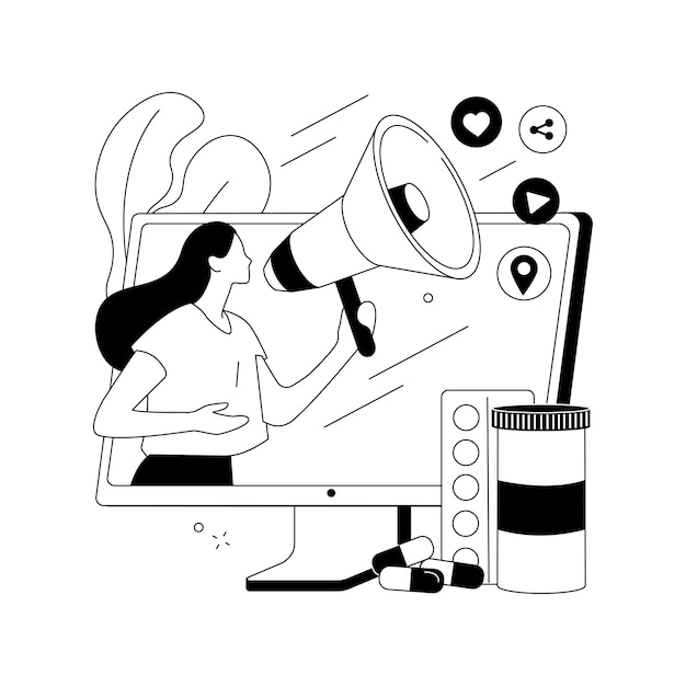 Free Vector pharmaceutical marketing abstract concept vector illustration pharmaceutical digital agency medicine marketing strategy drugs advertising medical equipment market promotion abstract metaphor