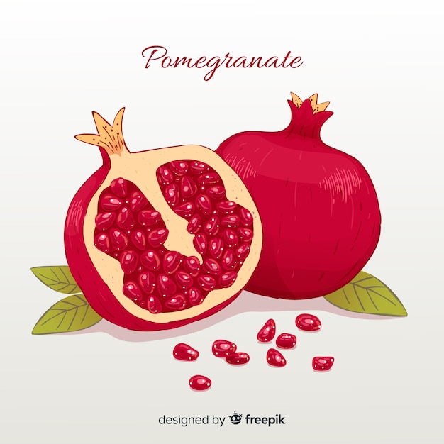 Free Vector pomegranate