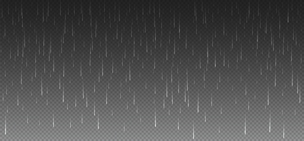 Free Vector rainfall texture on transparent background vertical vector lines of rain droplets isolated backdrop