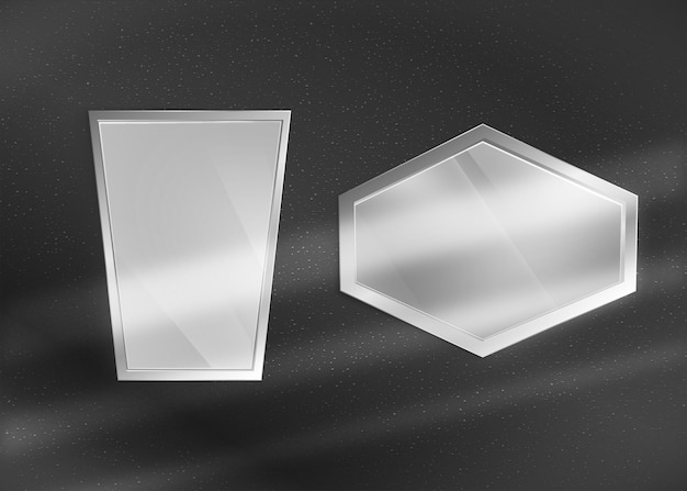 Free Vector realistic and elegant frame design