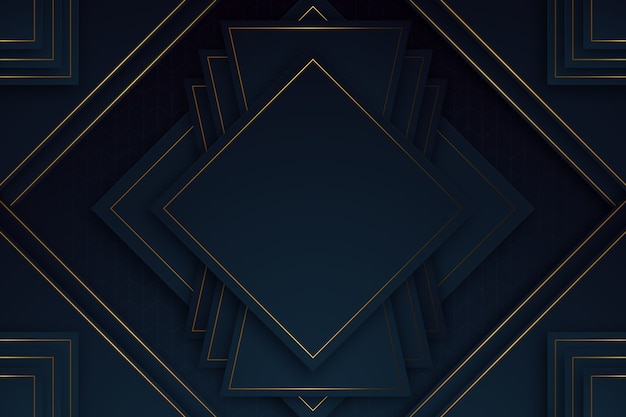 Free Vector realistic elegant geometric models background